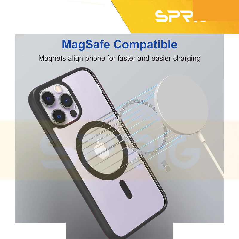 کاور اسپریگ مدل Bumper Magsafe مناسب برای گوشی موبایل اپل Iphone 15 Pro max کاور اسپریگ مدل Bumper Magsafe مناسب برای گوشی موبایل اپل Iphone 15 Pro max