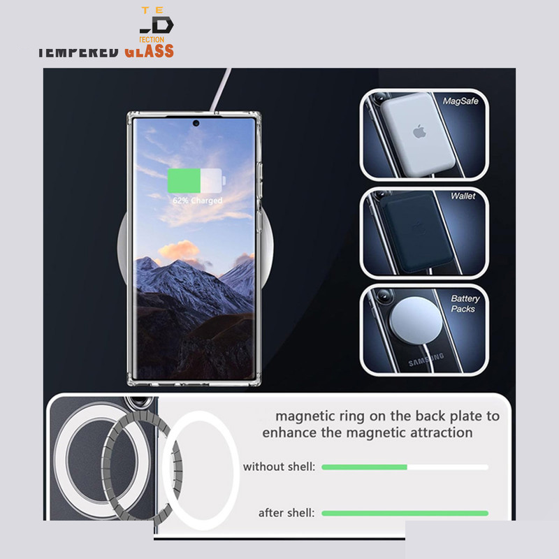 کاور آلتیمیت شیلد مدل Magsafe Ring مناسب برای گوشی موبایل سامسونگ Galaxy S24 Ultra به همراه محافظ لنز کاور آلتیمیت شیلد مدل Magsafe Ring مناسب برای گوشی موبایل سامسونگ Galaxy S24 Ultra به همراه محافظ لنز