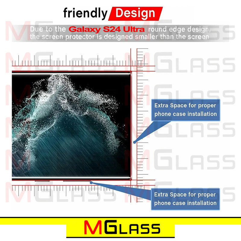 کاور ام گلس مدل Clear-MGL مناسب برای گوشی موبایل سامسونگ Galaxy S24 Ultra 5G به همراه محافظ صفحه نمایش گوشی کاور ام گلس مدل Clear-MGL مناسب برای گوشی موبایل سامسونگ Galaxy S24 Ultra 5G به همراه محافظ صفحه نمایش گوشی