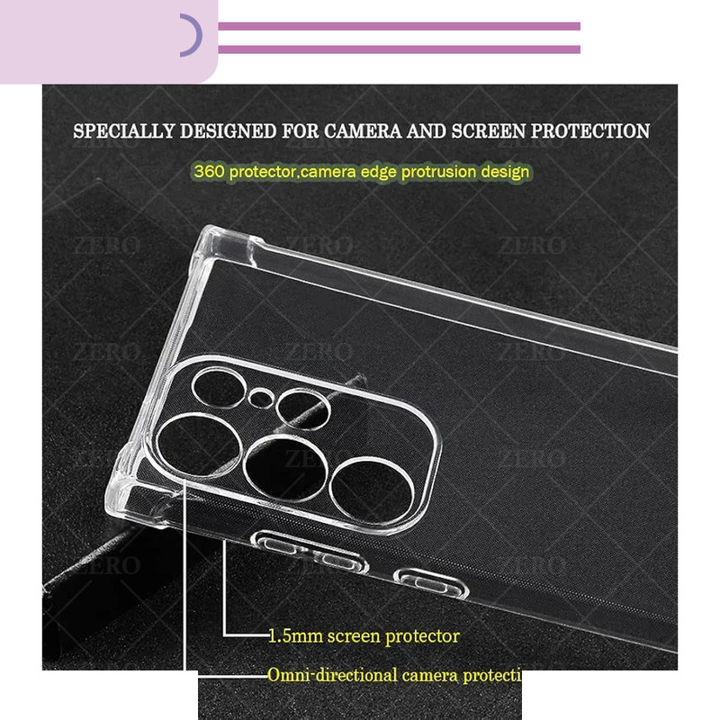 کاور زیرو مدل Clear-ZR مناسب برای گوشی موبایل سامسونگ Galaxy S24 Ultra 5G کاور زیرو مدل Clear-ZR مناسب برای گوشی موبایل سامسونگ Galaxy S24 Ultra 5G