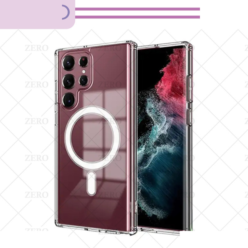 کاور زیرو مدل Clear-Magsafe-ZR مناسب برای گوشی موبایل سامسونگ Galaxy S24 Ultra کاور زیرو مدل Clear-Magsafe-ZR مناسب برای گوشی موبایل سامسونگ Galaxy S24 Ultra