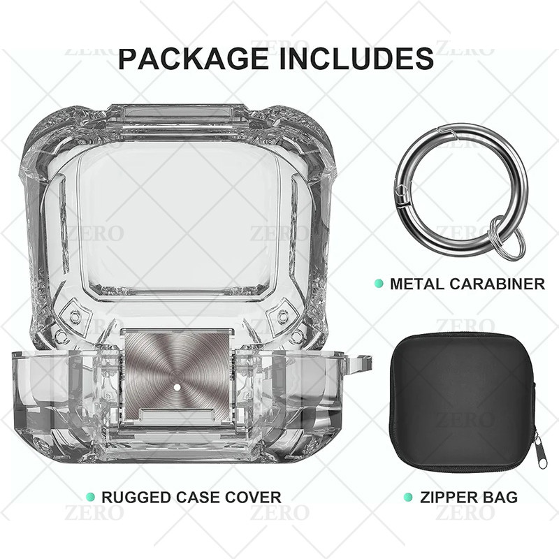 کاور زیرو مدل Translucent-ZR مناسب برای کیس سامسونگ Galaxy Buds FE کاور زیرو مدل Translucent-ZR مناسب برای کیس سامسونگ Galaxy Buds FE