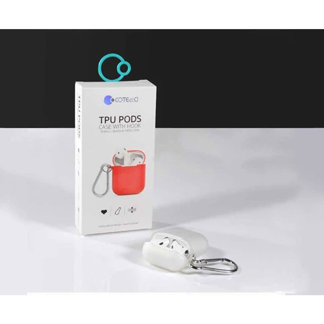 کاور محافظ سیلیکونی کوتتسی مدل Cs8113 مناسب کیس اپل AirPods کاور محافظ سیلیکونی کوتتسی مدل Cs8113 مناسب کیس اپل AirPods