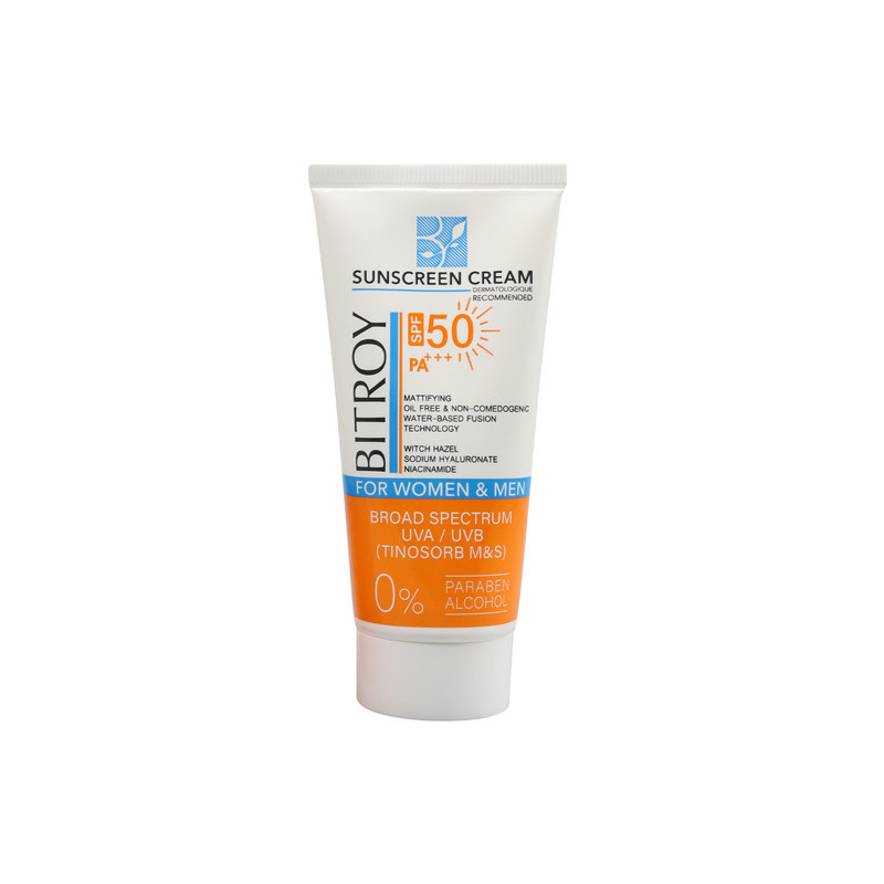 کرم ضد آفتاب بدون رنگ بیتروی SPF 50 مدل فیوژن واتر مناسب پوست های چرب حجم 50 میلی لیتر کرم ضد آفتاب بدون رنگ بیتروی SPF 50 مدل فیوژن واتر مناسب پوست های چرب حجم 50 میلی لیتر