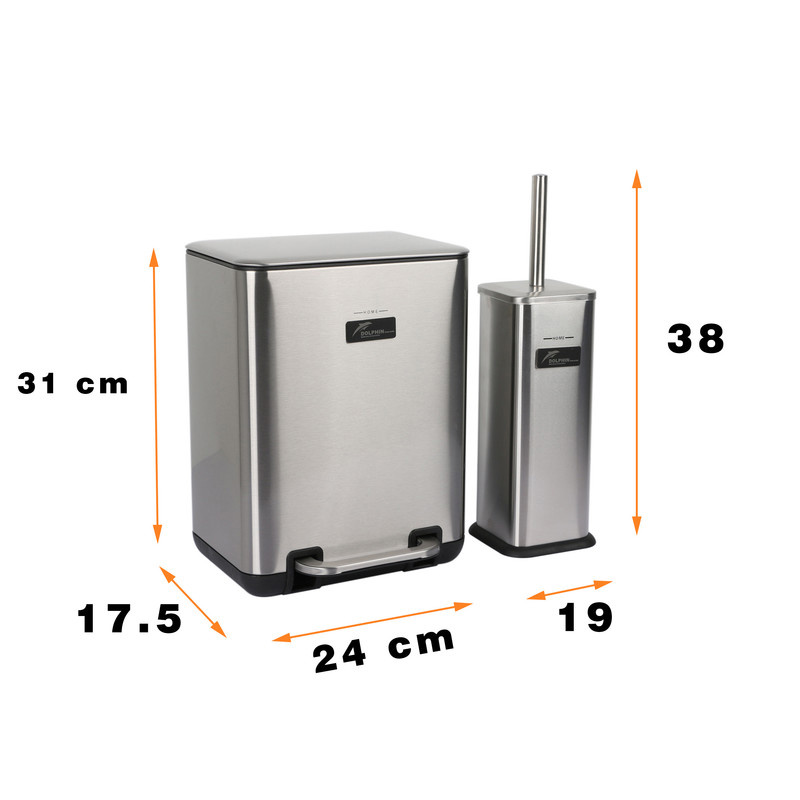 ست سطل و فرچه دلفین مدل EV-6-ltr ست سطل و فرچه دلفین مدل EV-6-ltr