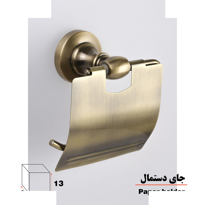 پایه رول دستمال کاغذی دلفین مدل 78 AB پایه رول دستمال کاغذی دلفین مدل 78 AB