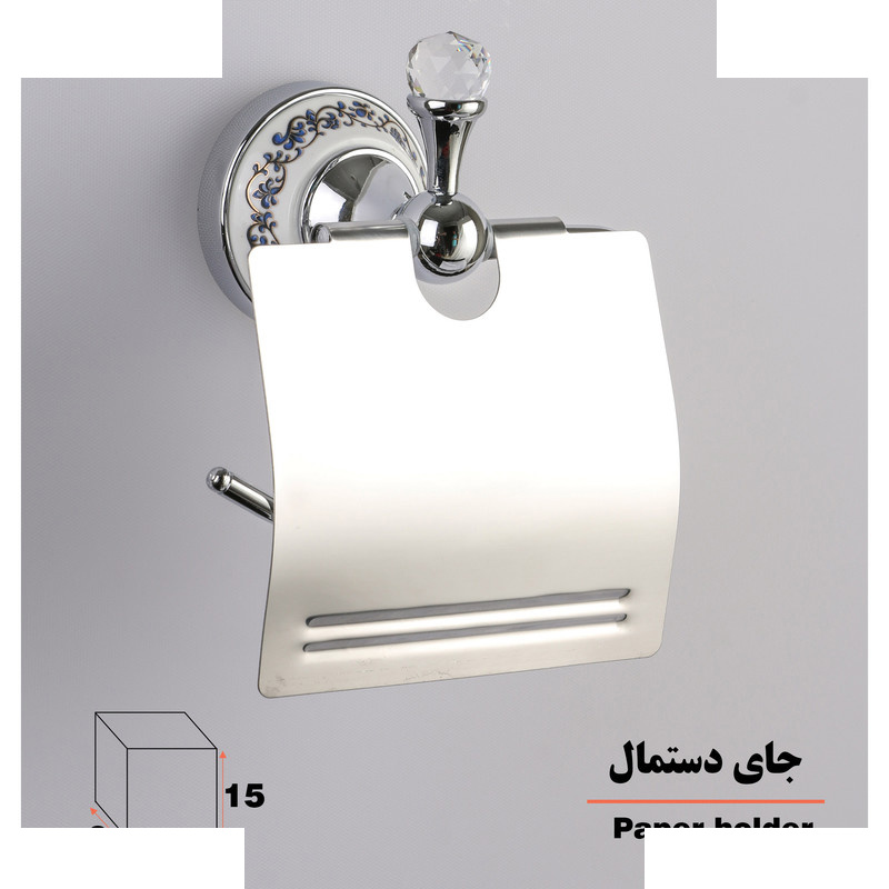 پایه رول دستمال کاغذی دلفین مدل 34 C پایه رول دستمال کاغذی دلفین مدل 34 C
