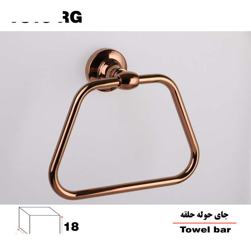آویز حوله دلفین مدل 78 RG آویز حوله دلفین مدل 78 RG