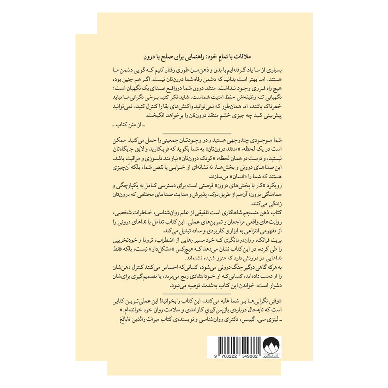 کتاب ذهن منسجم اثر بریت فرانک ترجمه کیمیا فضایی نشر میلکان