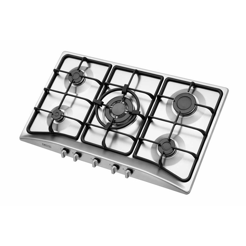 اجاق گاز صفحه ای پنج شعله استیل البرز مدل 5956i اجاق گاز صفحه ای پنج شعله استیل البرز مدل 5956i