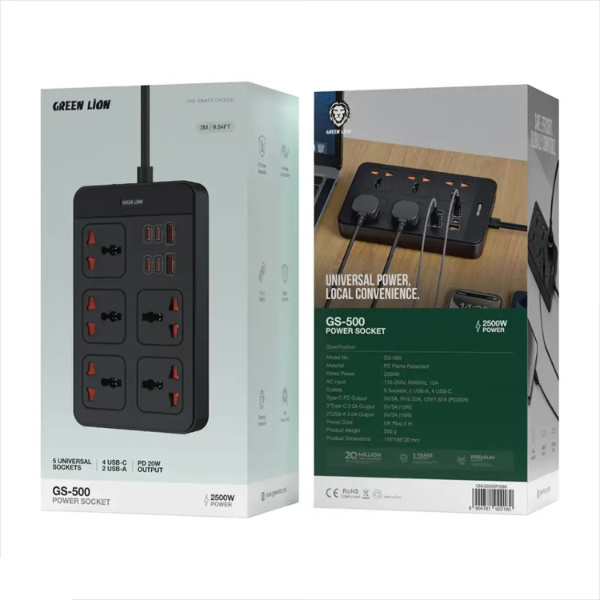 چندراهی برق گرین لاین مدل GS 500 چندراهی برق گرین لاین مدل GS 500