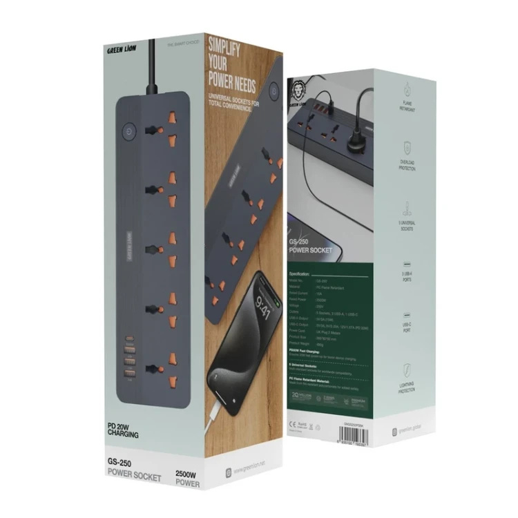 چندراهی برق گرین لاین مدل GS-250 چندراهی برق گرین لاین مدل GS-250