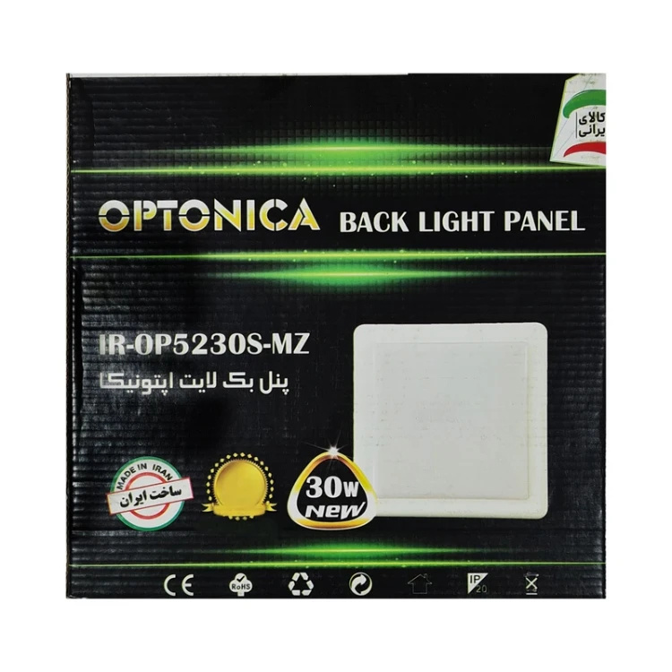پنل ال ای دی روکار 30 وات اپتونیکا کد IR-OP5230S-MZ پنل ال ای دی روکار 30 وات اپتونیکا کد IR-OP5230S-MZ