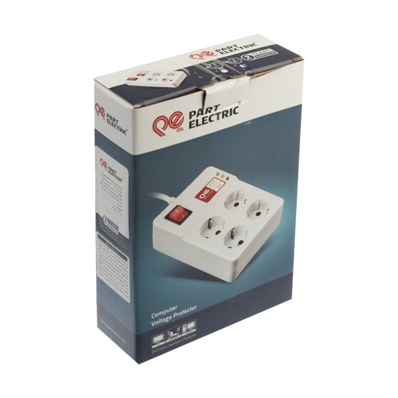 چندراهی برق و محافظ پارت الکتریک (Part Electric) مدل PE773 چندراهی برق و محافظ پارت الکتریک (Part Electric) مدل PE773