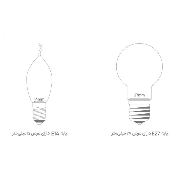 لامپ ال ای دی 15 وات مدل LB-15W پایه E27 لامپ ال ای دی 15 وات مدل LB-15W پایه E27