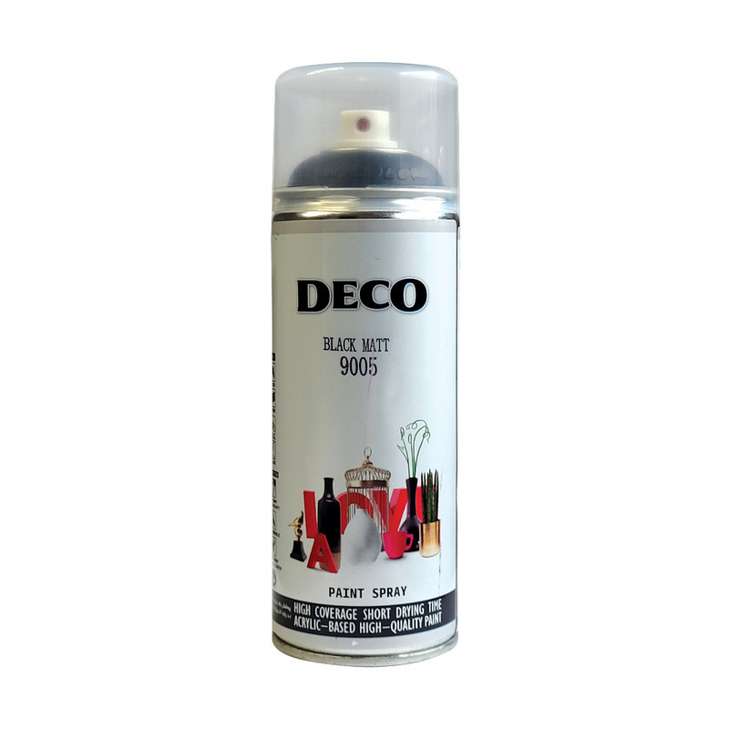 اسپری رنگ مشکی دکو مدل D6 حجم 400 میلی لیتر مجموعه 6 عددی اسپری رنگ مشکی دکو مدل D6 حجم 400 میلی لیتر مجموعه 6 عددی
