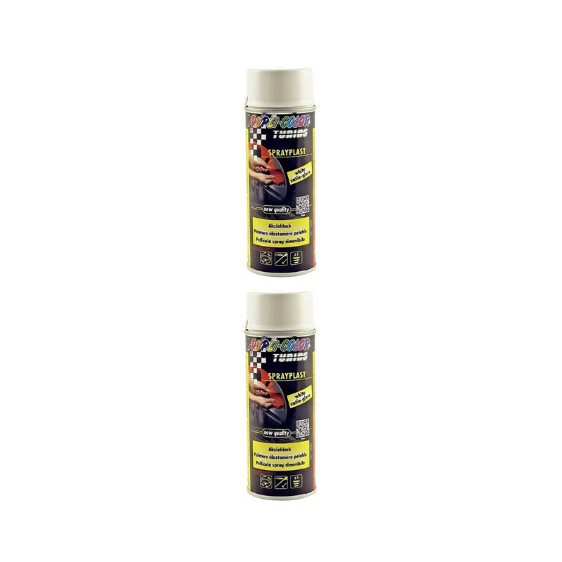 اسپری رنگ رینگ پلاست سفید دوپلی کالر مدل sprayplast حجم 400 میلی لیتر مجموعه 2 عددی اسپری رنگ رینگ پلاست سفید دوپلی کالر مدل sprayplast حجم 400 میلی لیتر مجموعه 2 عددی