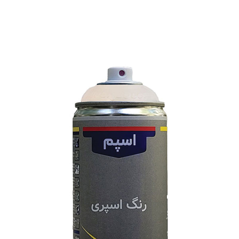 اسپری رنگ سفید براق اسپم مدل glossy white حجم 300 میلی لیتر اسپری رنگ سفید براق اسپم مدل glossy white حجم 300 میلی لیتر