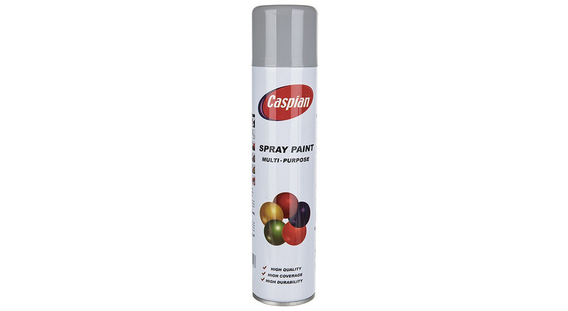 اسپری رنگ نقره ای کاسپین وزن 295 گرم اسپری رنگ نقره ای کاسپین وزن 295 گرم
