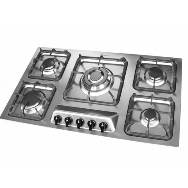 اجاق گاز صفحه ای پنج شعله بیمکث مدل 5098 اجاق گاز صفحه ای پنج شعله بیمکث مدل 5098