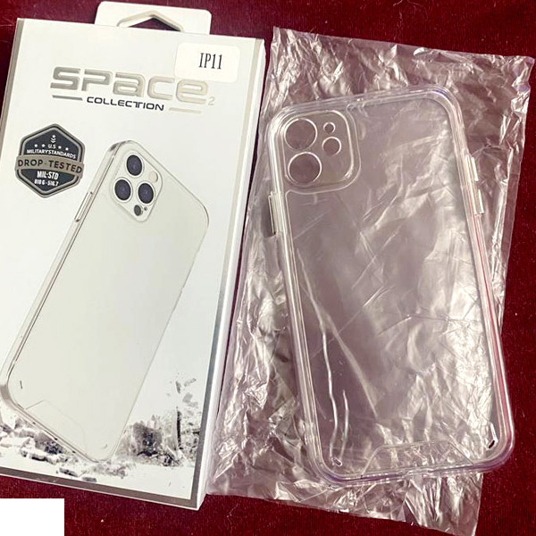 کاور شفاف گوشی موبایل اسپیس مدل Drop Protection مناسب اپل iPhone 11 کاور شفاف گوشی موبایل اسپیس مدل Drop Protection مناسب اپل iPhone 11