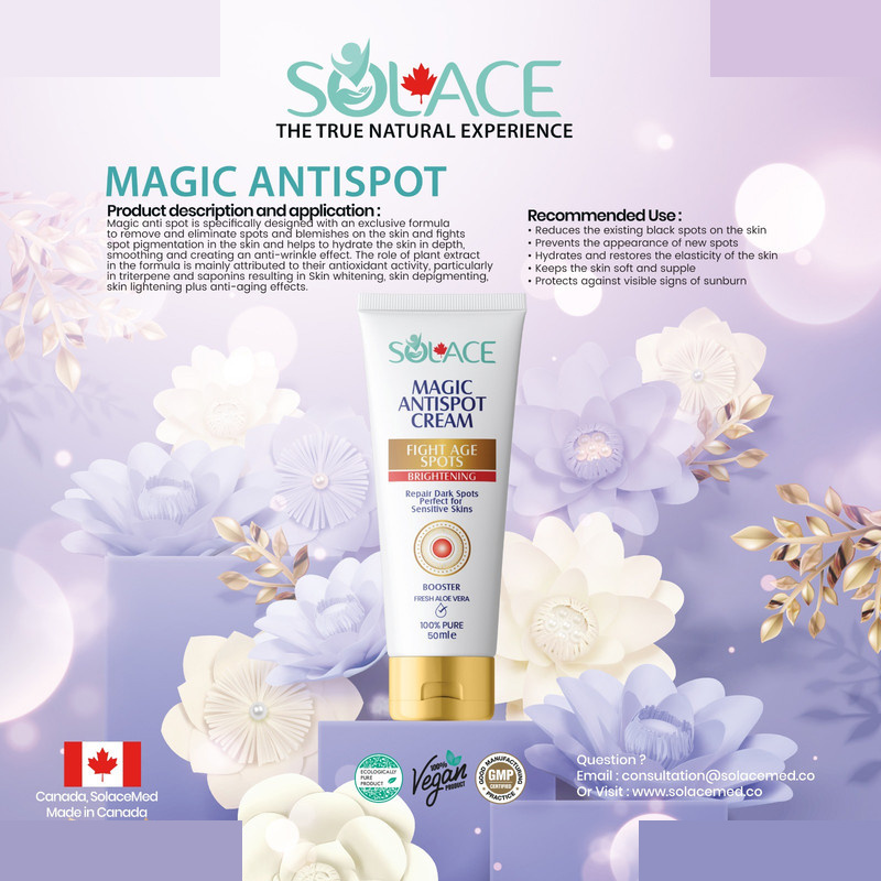 کرم ضد لک سولس مدل Magic Anti spot مناسب برای پوست حساس حجم 50 میلی لیتر کرم ضد لک سولس مدل Magic Anti spot مناسب برای پوست حساس حجم 50 میلی لیتر
