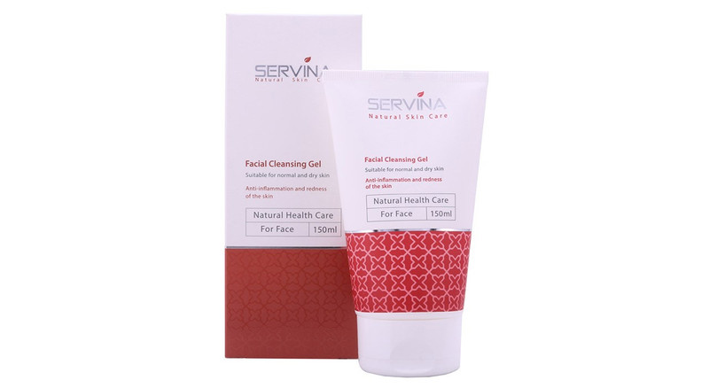 ژل شستوشوی صورت سروینا مخصوص پوست های خشک و معمولی مدل Normal and Dry skin حجم 150میلی لیتر ژل شستوشوی صورت سروینا مخصوص پوست های خشک و معمولی مدل Normal and Dry skin حجم 150میلی لیتر