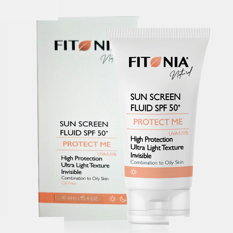 فلوئید ضد آفتاب بی رنگ فیتونیا spf 50 مدل protect me مناسب پوست چرب و مختلط حجم 40 میلی لیتر فلوئید ضد آفتاب بی رنگ فیتونیا spf 50 مدل protect me مناسب پوست چرب و مختلط حجم 40 میلی لیتر