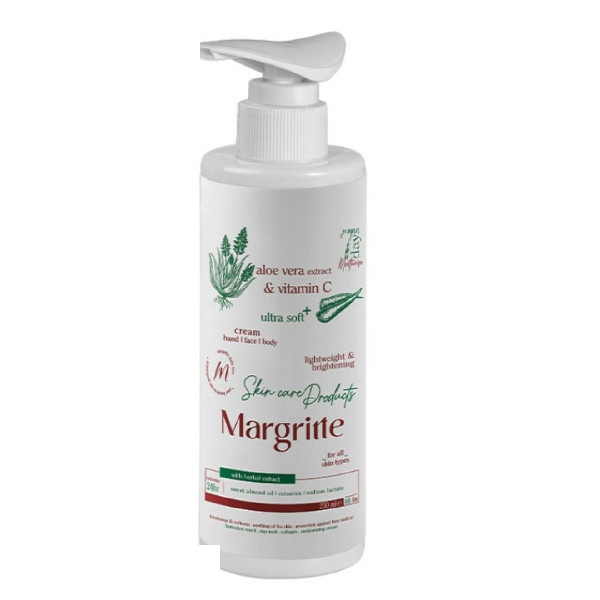 کرم مرطوب کننده مارگریت مدل آلوئه ورا حجم 250 میلی لیتر کرم مرطوب کننده مارگریت مدل آلوئه ورا حجم 250 میلی لیتر