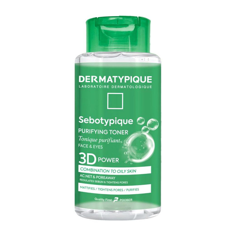 تونر پاککننده صورت درماتیپیک مدل sebotypique مناسب برای پوست چرب حجم 250 میلی لیتر تونر پاککننده صورت درماتیپیک مدل sebotypique مناسب برای پوست چرب حجم 250 میلی لیتر