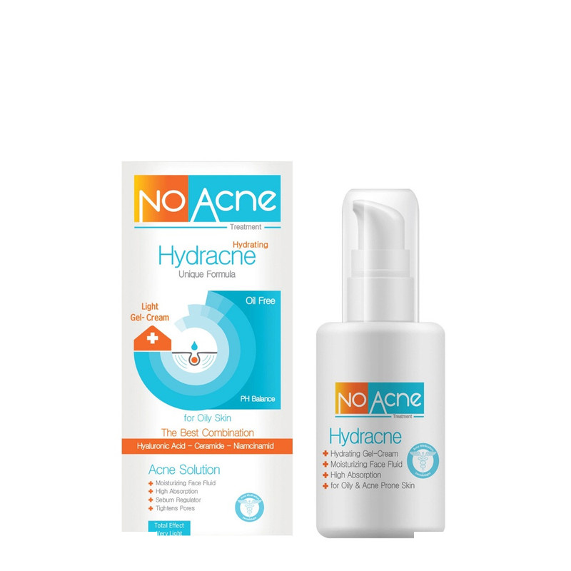 ژل کرم آبرسان صورت نو آکنه مدل Hydracne مناسب برای پوست های چرب و آکنهدار حجم 80 میلی لیتر ژل کرم آبرسان صورت نو آکنه مدل Hydracne مناسب برای پوست های چرب و آکنهدار حجم 80 میلی لیتر