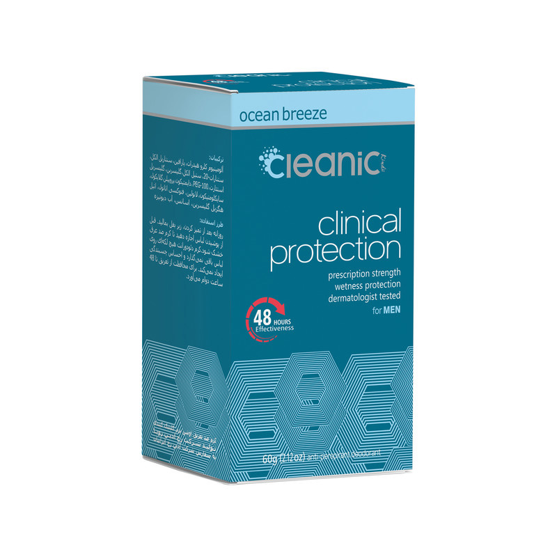 دئودورانت مردانه کلینیک کیندی مدل ocean breeze حجم 60 میلی لیتر دئودورانت مردانه کلینیک کیندی مدل ocean breeze حجم 60 میلی لیتر