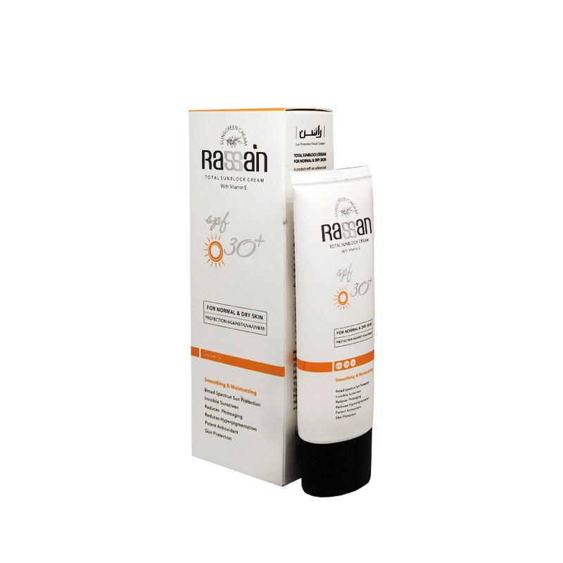 کرم ضد آفتاب بدون رنگ راسن SPF 30 مدل spectrun مناسب پوست های معمولی حجم 40 میلی لیتر کرم ضد آفتاب بدون رنگ راسن SPF 30 مدل spectrun مناسب پوست های معمولی حجم 40 میلی لیتر