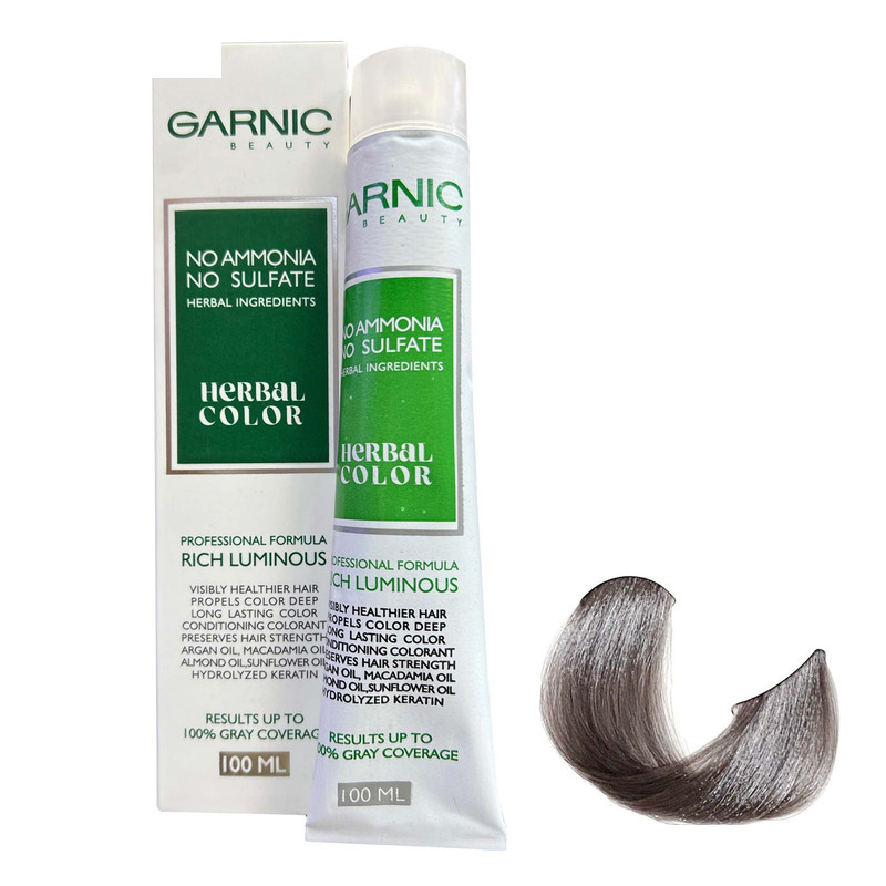 رنگ مو گارنیک مدل NO-AMMONIA شماره 10.1 حجم 100 میلی لیتر رنگ بلوند خاکستری فوق العاده روشن رنگ مو گارنیک مدل NO-AMMONIA شماره 10.1 حجم 100 میلی لیتر رنگ بلوند خاکستری فوق العاده روشن