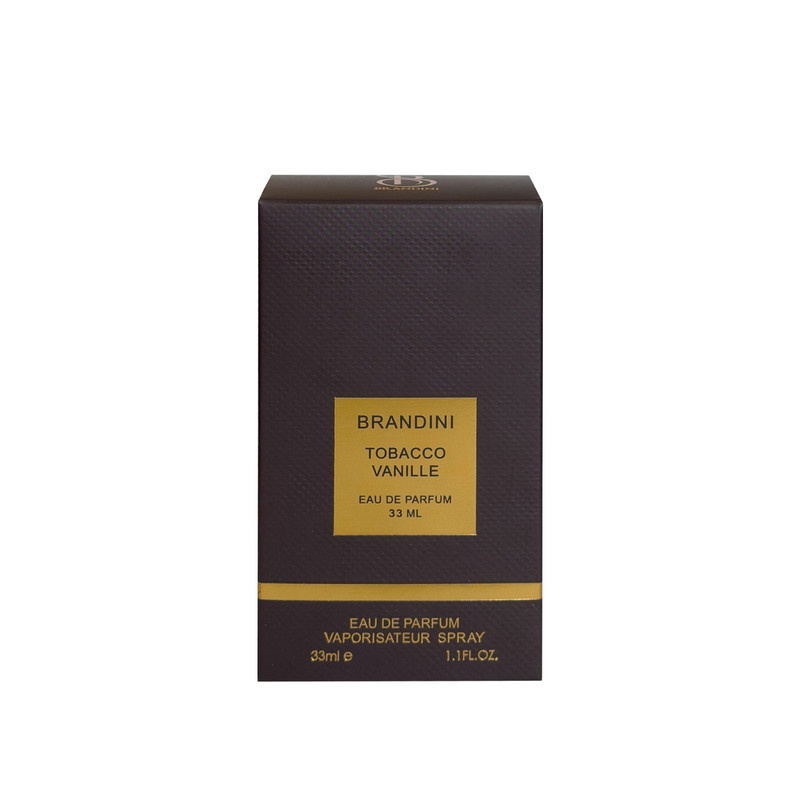 عطر جیبی برندینی مدل TOBACCO VANILLE با رایحه گرم حجم 33 میلی لیتر