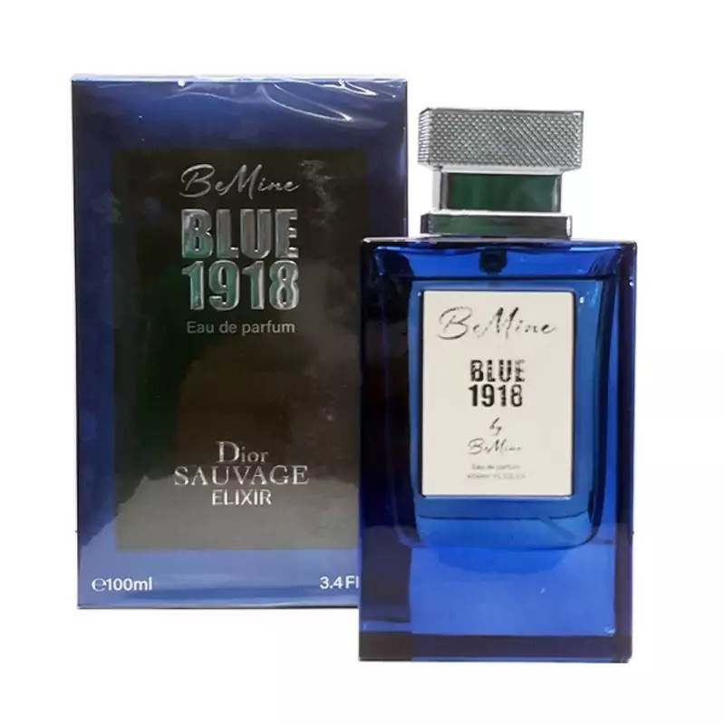 ادو پرفیوم مردانه بی ماین مدل Blue 1918 با رایحه تلخ حجم 100 میلی لیتر ادو پرفیوم مردانه بی ماین مدل Blue 1918 با رایحه تلخ حجم 100 میلی لیتر