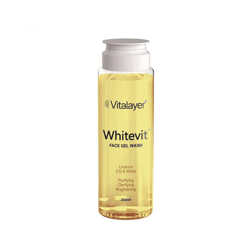 ژل شستشو صورت ویتالیر مدل whitevit حجم 200 میلی لیتر ژل شستشو صورت ویتالیر مدل whitevit حجم 200 میلی لیتر