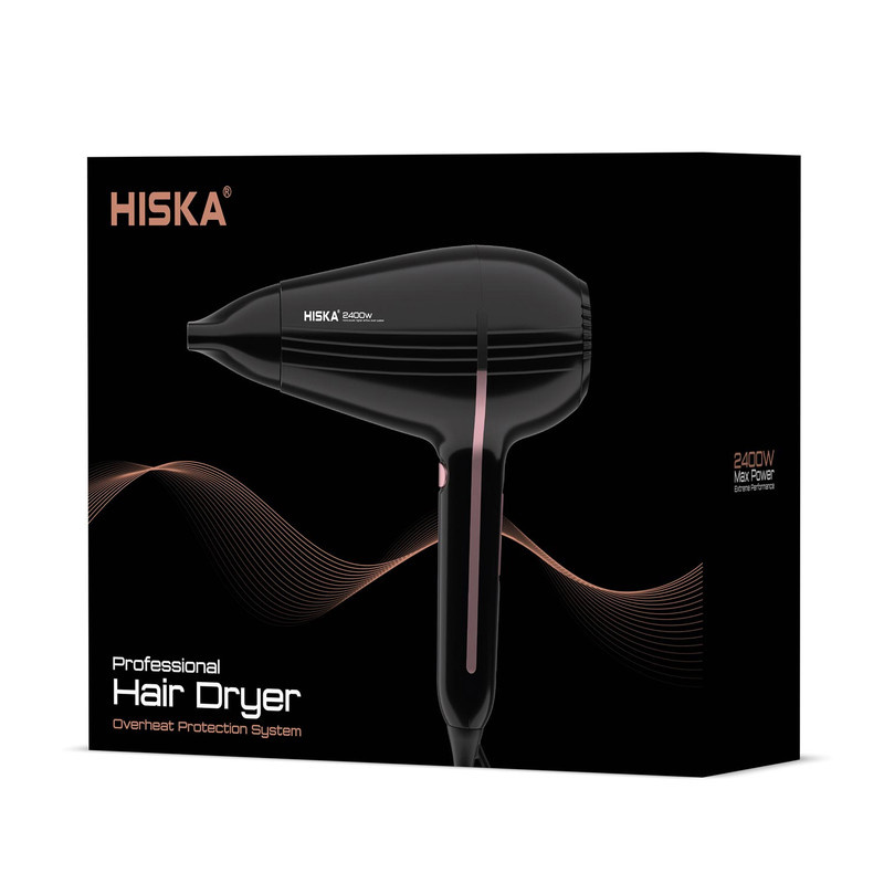 سشوار حرفه ای 2400 وات هیسکا مدل H5264 سشوار حرفه ای 2400 وات هیسکا مدل H5264