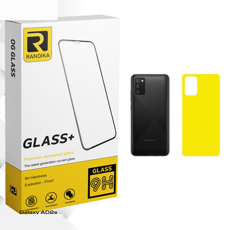 محافظ پشت گوشی راندیکا مدل Randika Glass مناسب برای گوشی موبایل سامسونگ Galaxy A02s محافظ پشت گوشی راندیکا مدل Randika Glass مناسب برای گوشی موبایل سامسونگ Galaxy A02s