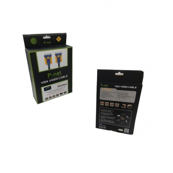 کابل VGA پی نت مدل High Speed طول 5 متر کابل VGA پی نت مدل High Speed طول 5 متر