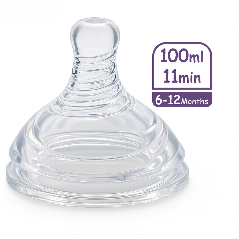 شیشه شیر وی کر مدل دهانه عریض طرح رویا کد B311 حجم 230 میلی لیتر