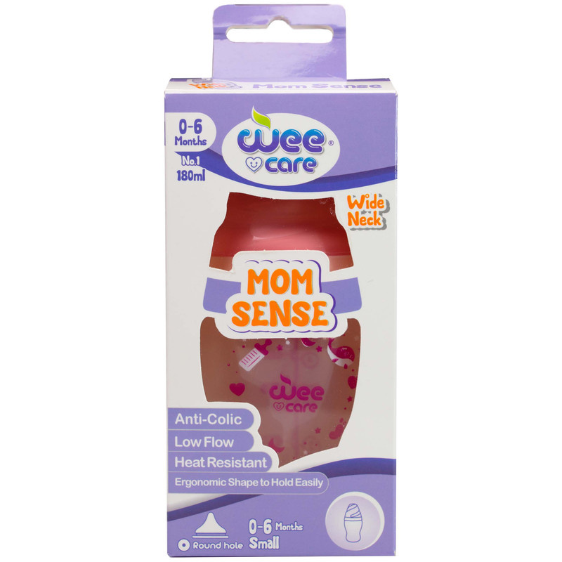 شیشه شیر وی کر مدل Mom Sense کد B323 حجم 180 میلی لیتر شیشه شیر وی کر مدل Mom Sense کد B323 حجم 180 میلی لیتر