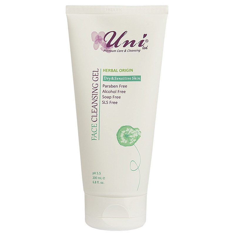 ژل پاک کننده صورت یونی لد مدل Dry And Sensitive Skin حجم 200 میلی لیتر ژل پاک کننده صورت یونی لد مدل Dry And Sensitive Skin حجم 200 میلی لیتر