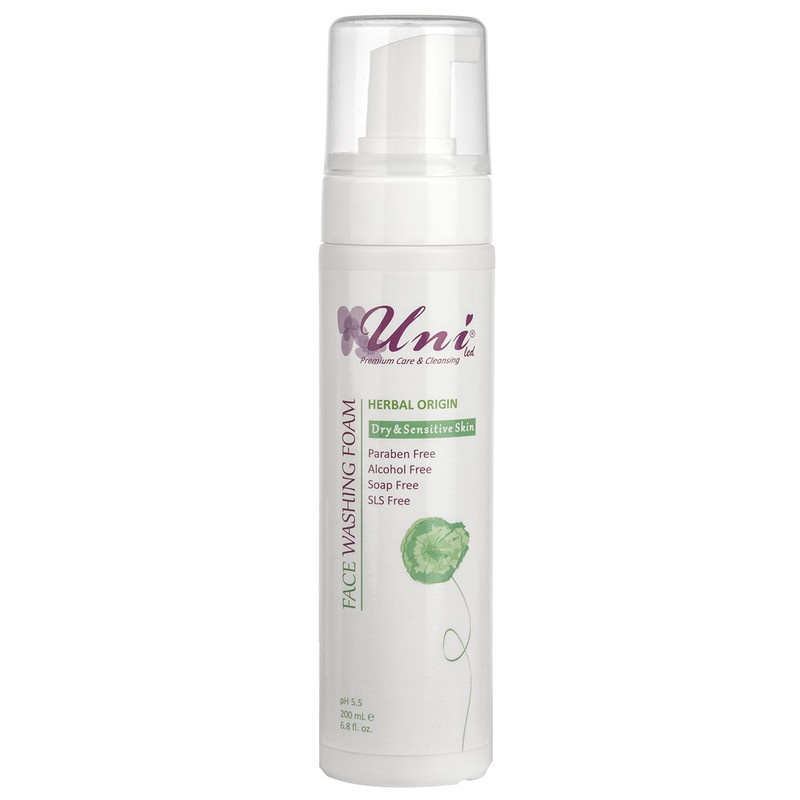 فوم پاک کننده آرایش یونی لد مدل Dry And Sensitive Skin حجم 200 میلی لیتر فوم پاک کننده آرایش یونی لد مدل Dry And Sensitive Skin حجم 200 میلی لیتر