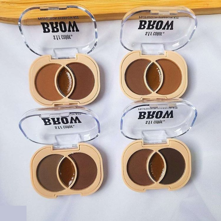 پالت سایه ابرو اس اف آر کالر مدل Brows کد 03 پالت سایه ابرو اس اف آر کالر مدل Brows کد 03