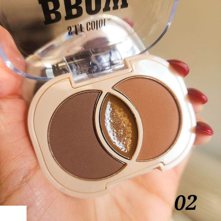 پالت سایه ابرو اس اف آر کالر مدل Brows کد 02 پالت سایه ابرو اس اف آر کالر مدل Brows کد 02