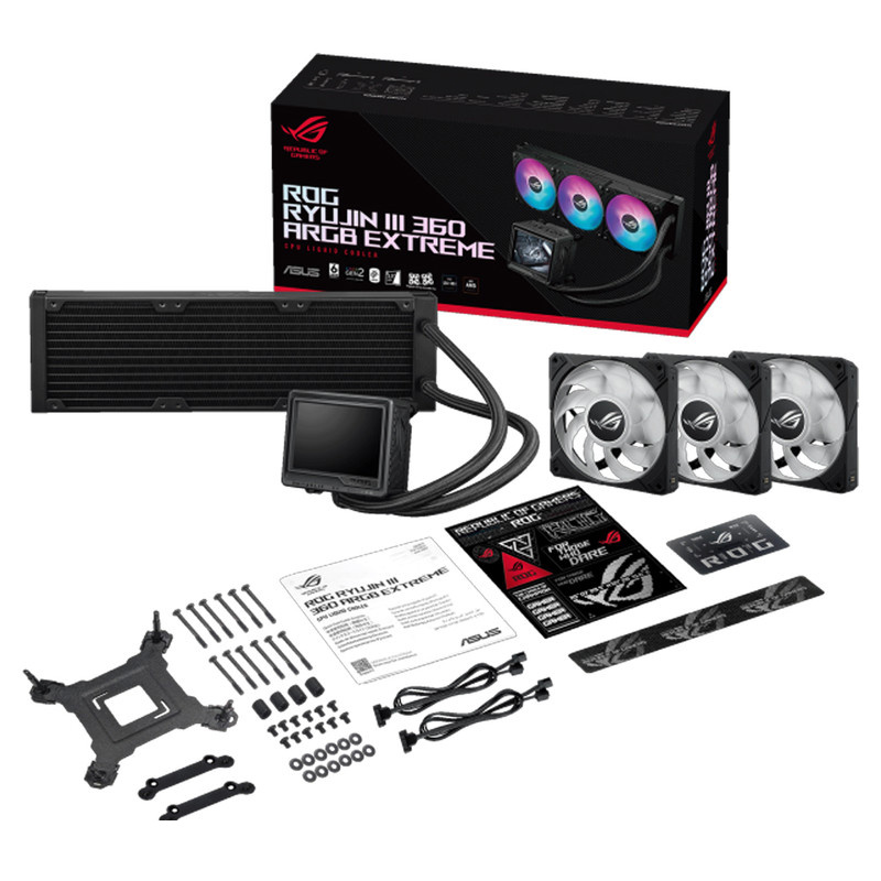 خنک کننده پردازنده ایسوس مدل ROG Ryujin III 360 ARGB Extreme خنک کننده پردازنده ایسوس مدل ROG Ryujin III 360 ARGB Extreme