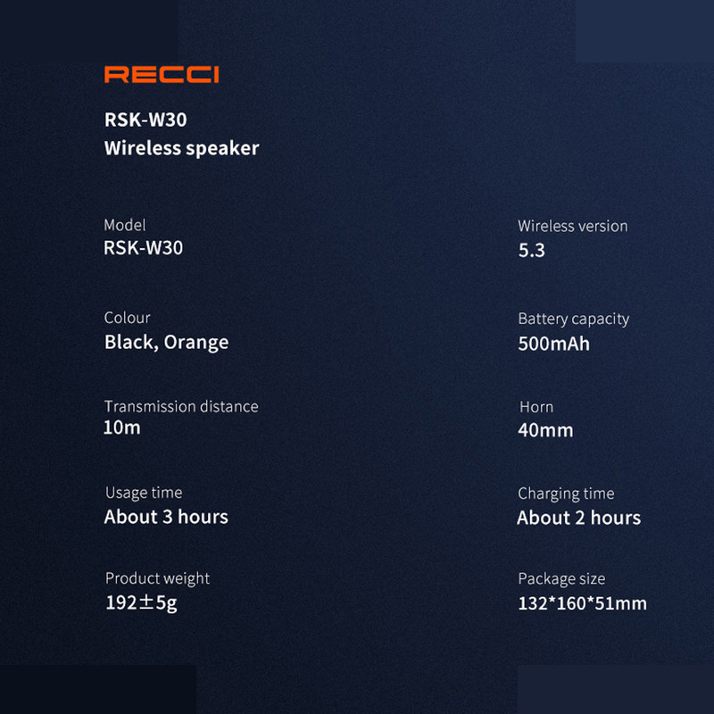 اسپیکر بلوتوثی قابل حمل رسی مدل RSK-W30 اسپیکر بلوتوثی قابل حمل رسی مدل RSK-W30