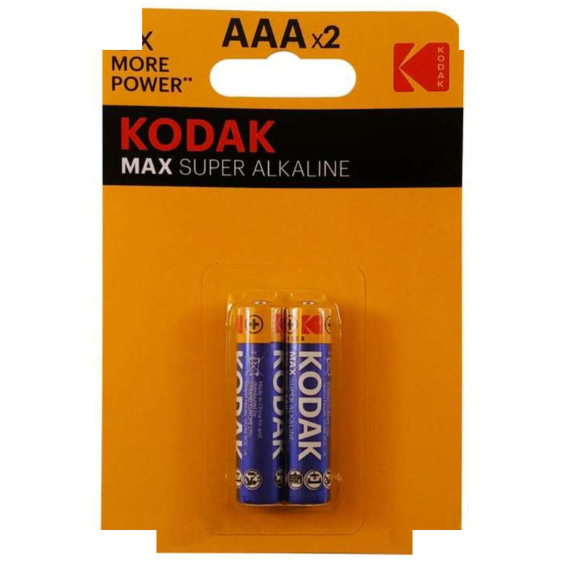 باتری نیم قلمی کداک مدل MAX alkaline بسته دو عددی باتری نیم قلمی کداک مدل MAX alkaline بسته دو عددی