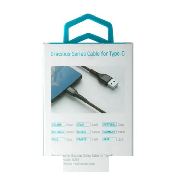 کابل تبدیل USB به USB-C نت فورس مدل NC-303 طول 1 متر کابل تبدیل USB به USB-C نت فورس مدل NC-303 طول 1 متر